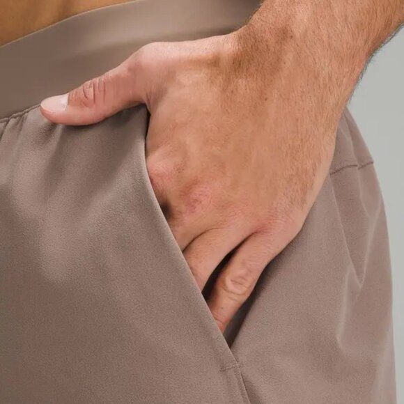 New Lululemon Men Zeroed Shorts 5" Taupetastic Size S - Picture 5 of 11